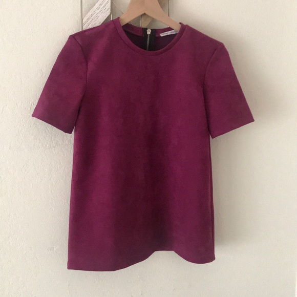 Zara top with full zipper back - Picture 1 of 10